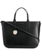 Emporio Armani Charm-detail Tote - Black