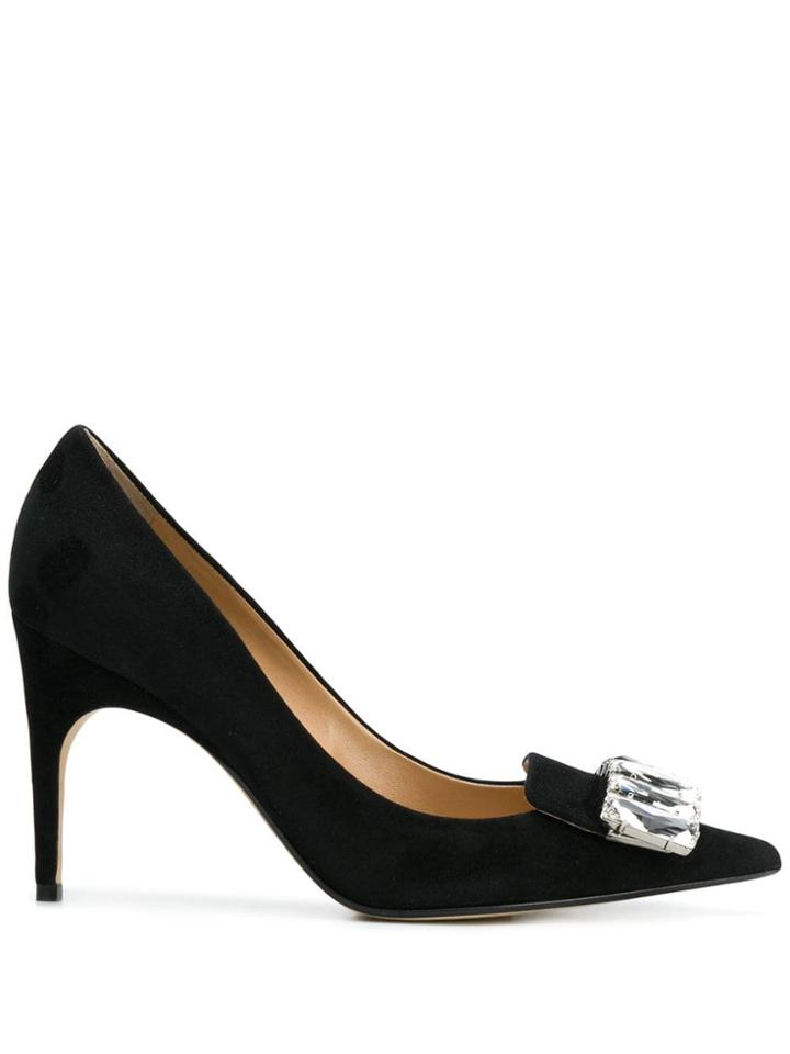 Sergio Rossi Crystal Detail Pumps - Black