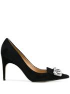 Sergio Rossi Crystal Detail Pumps - Black