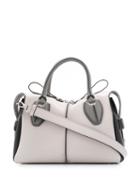 Tod's Two Tone Tote Bag - Grey