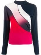 Sportmax Colour Blocked Knitted Top - Blue