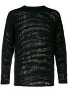Roberto Cavalli Zebra Knit Jumper - Black