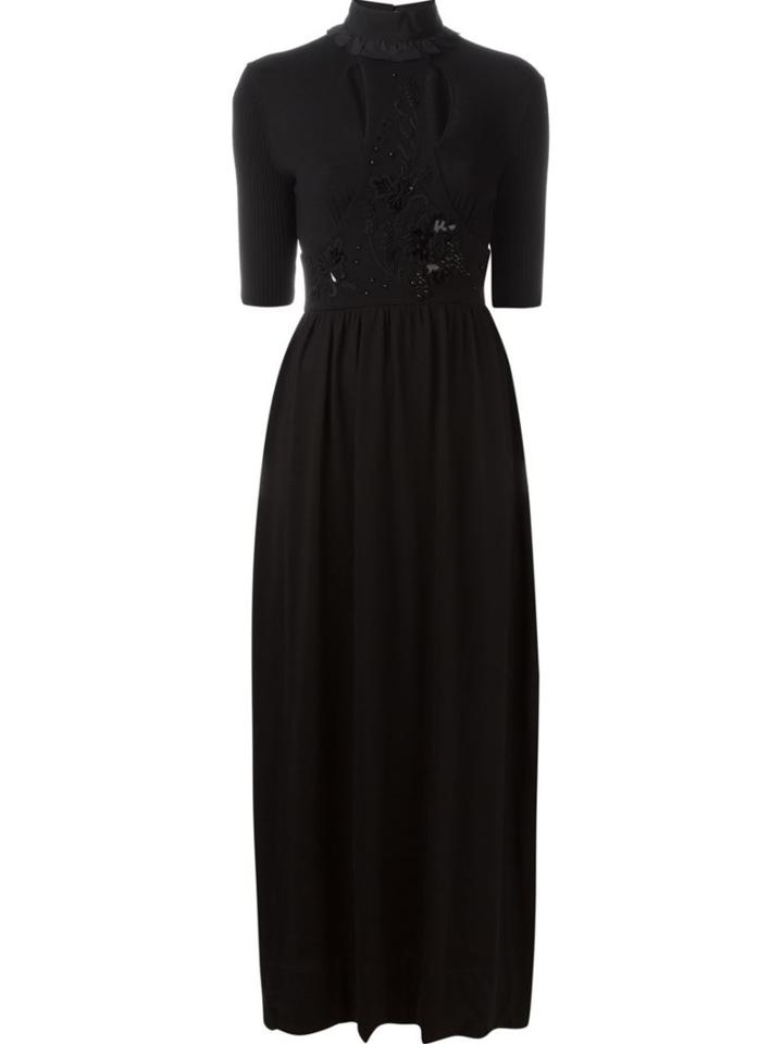 Fendi Embellished Knit Maxi Dress