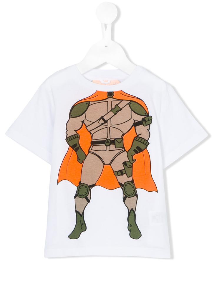 Stella Mccartney Kids - Teen Arlo Superstellahero T-shirt - Kids - Cotton - 24 Mth, White