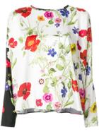Blugirl Floral Print Blouse - Multicolour