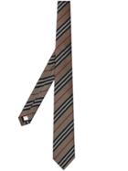 Burberry Classic Cut Icon Stripe Silk Tie - Yellow