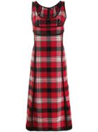 Dsquared2 Knitted Tartan Pattern Dress