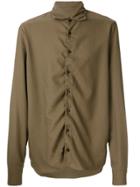Marni Ruched Detail Shirt - Brown