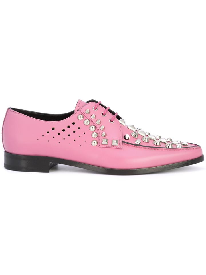 Prada Pointed Toe Creepers - Pink & Purple