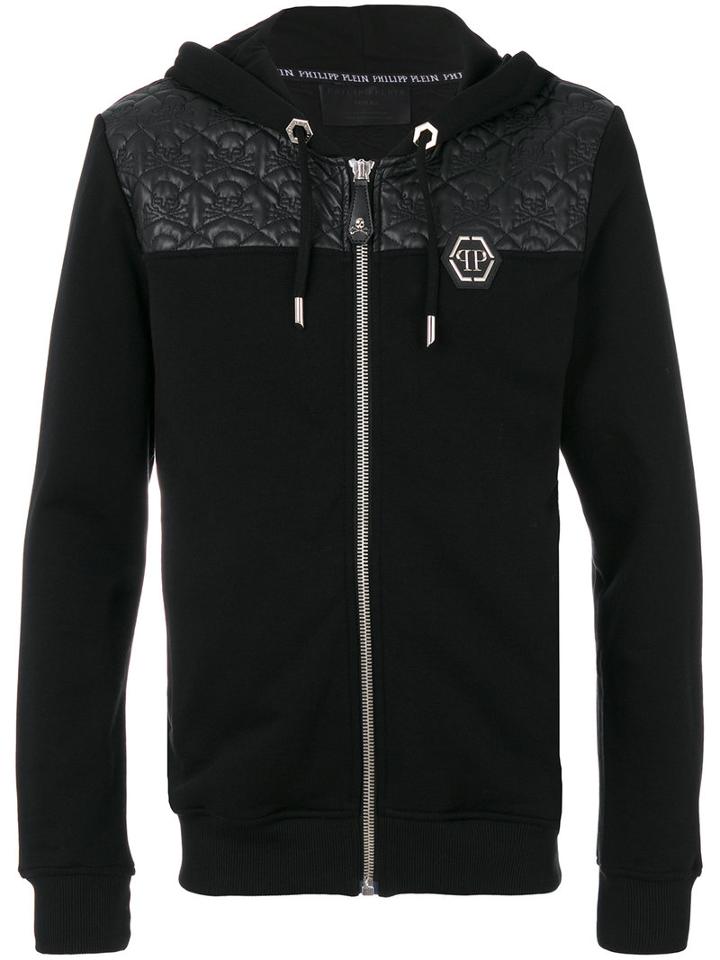 Philipp Plein - Tadako Hoodie - Men - Cotton/polyurethane/polyester - Xl, Black, Cotton/polyurethane/polyester