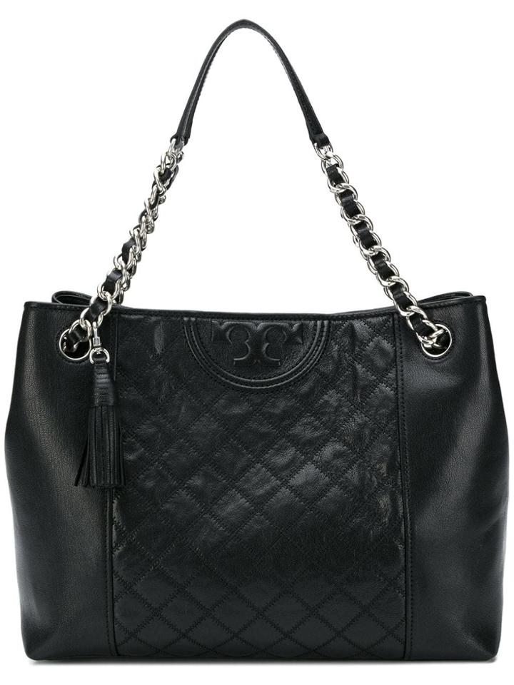 Tory Burch Fleming Tote Bag - Black