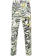 Just Cavalli Printed Slim Fit Jeans - Neutrals