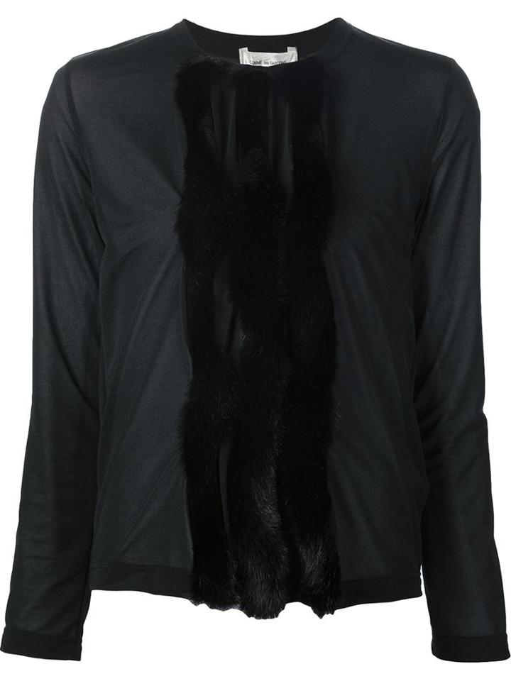 Comme Des Garçons 'three Cats' Shirt, Women's, Size: Medium, Black, Acrylic/nylon/polyester
