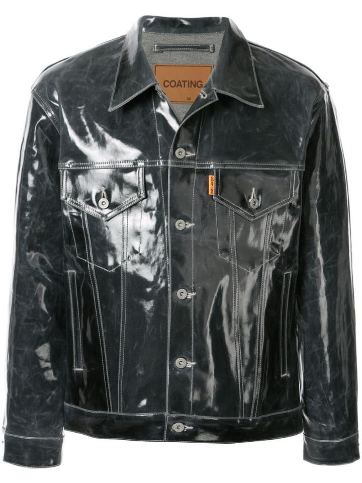 Doublet Varnished Effect Jacket - Grey