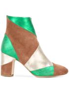 Polly Plume Keywest Ankle Boots - Green