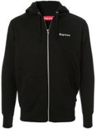 Supreme 666 Patch Zipped Hoodie - Black