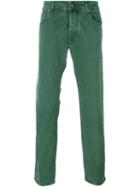 Jacob Cohen Relaxed Fit Jeans, Men's, Size: 32, Green, Cotton/spandex/elastane