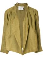 Forte Forte Deep V-neck Jacket - Green
