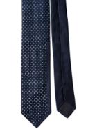 Prada Micro-patterned Tie - Blue