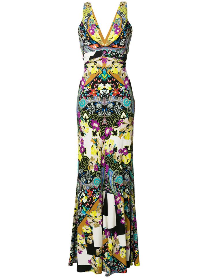 Etro Printed Sleeveless Maxi Dress - Multicolour