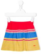 Rykiel Enfant Colour Block Striped Skirt, Toddler Girl's, Size: 4 Yrs, Red