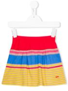 Rykiel Enfant Colour Block Striped Skirt, Toddler Girl's, Size: 4 Yrs, Red