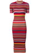 Études Juliette Striped Dress - Red