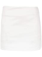 Andrea Bogosian High Waisted Slim Skirt - White