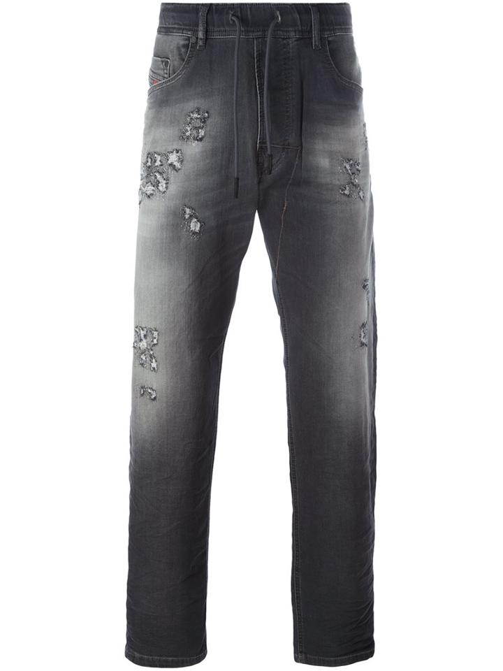 Diesel 'narrot' Jeans, Men's, Size: 32, Grey, Cotton/polyester/spandex/elastane