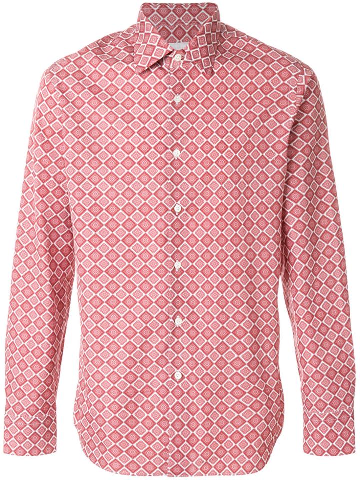 Prada Tile Print Shirt - Pink & Purple