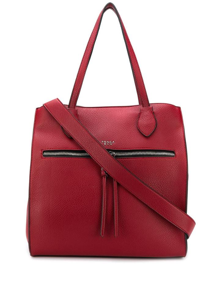 Tosca Blu Textured Tote Bag
