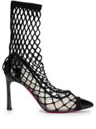 Pinko Fishnet Pumps - Black