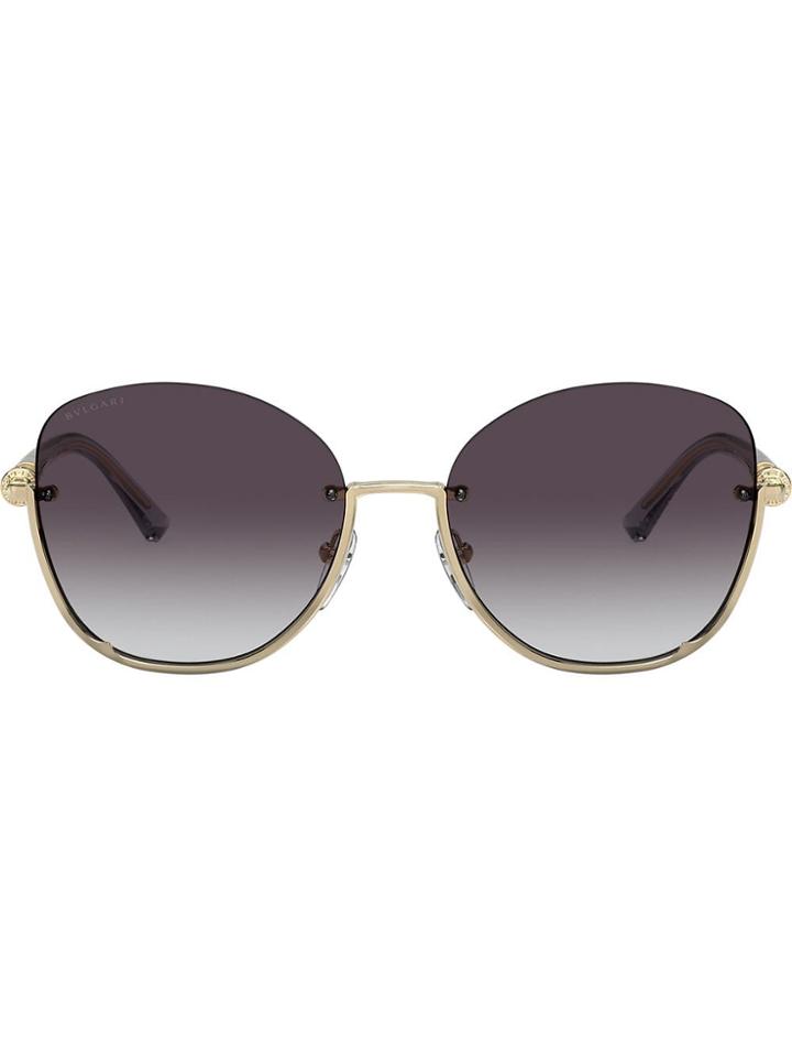 Bulgari Oversized Sunglasses - Gold