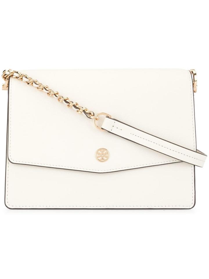 Tory Burch Robinson Convertible Shoulder Bag - White