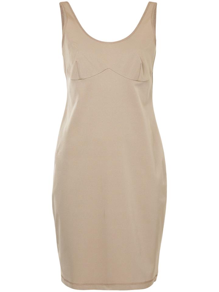 Zambesi Scooped Back Slip Dress - Brown