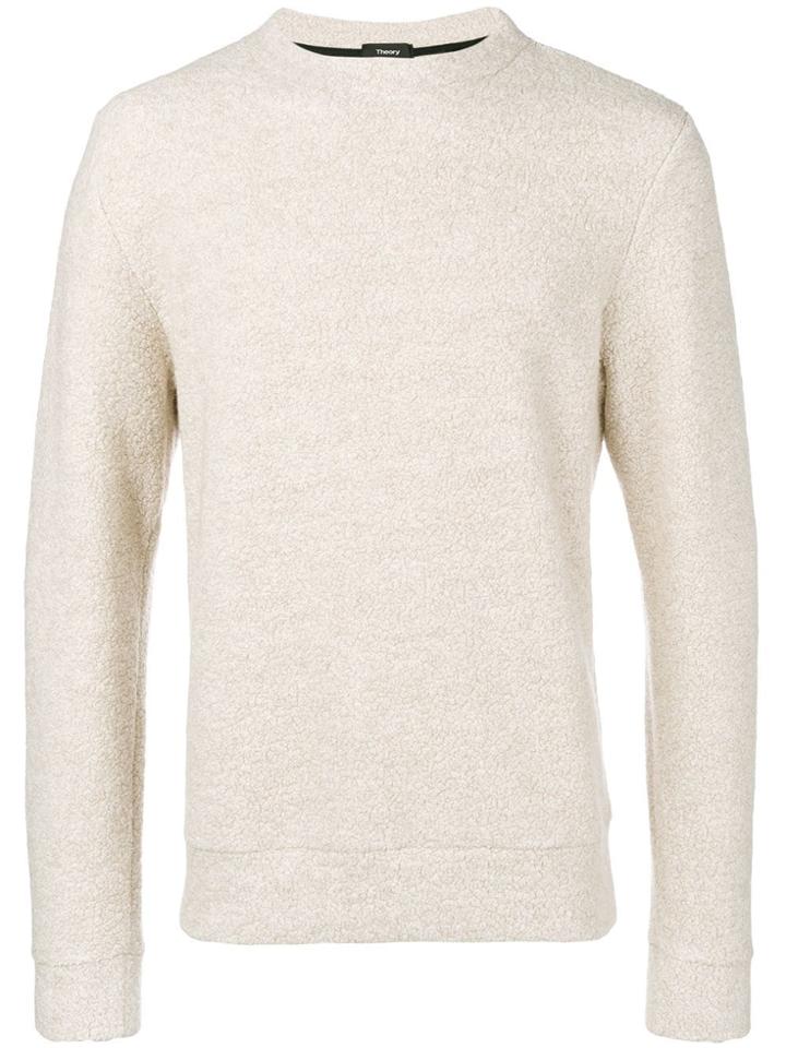 Theory Crew Neck Sweater - Neutrals