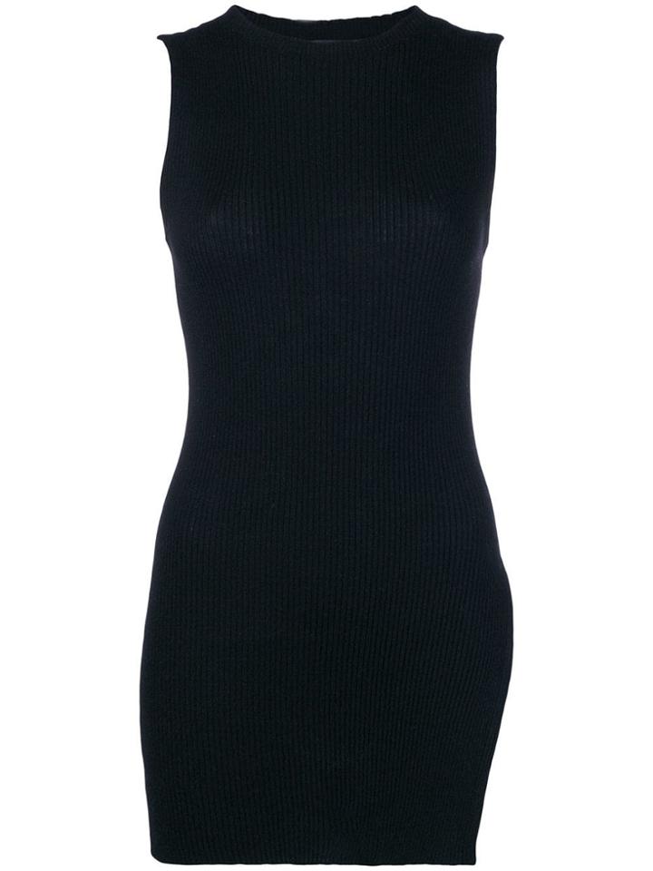 Cashmere In Love Cashmere Ribbed Vest - Black