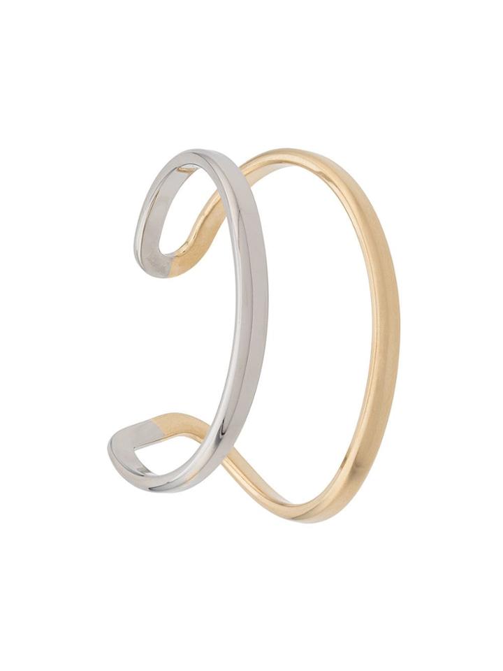 Maison Margiela Curved Cuff - Gold