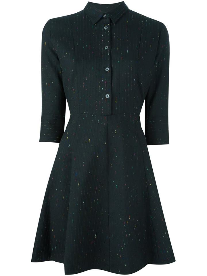 Ps By Paul Smith Stitch Detail Shirt Dress