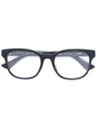 Gucci Eyewear Classic Square Frame Glasses, Black, Acetate