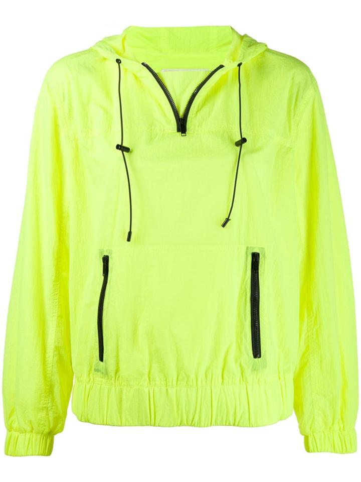 Michael Michael Kors Drawstring Hooded Jacket - Yellow
