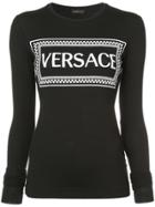 Versace Versace Logo T-shirt - Black