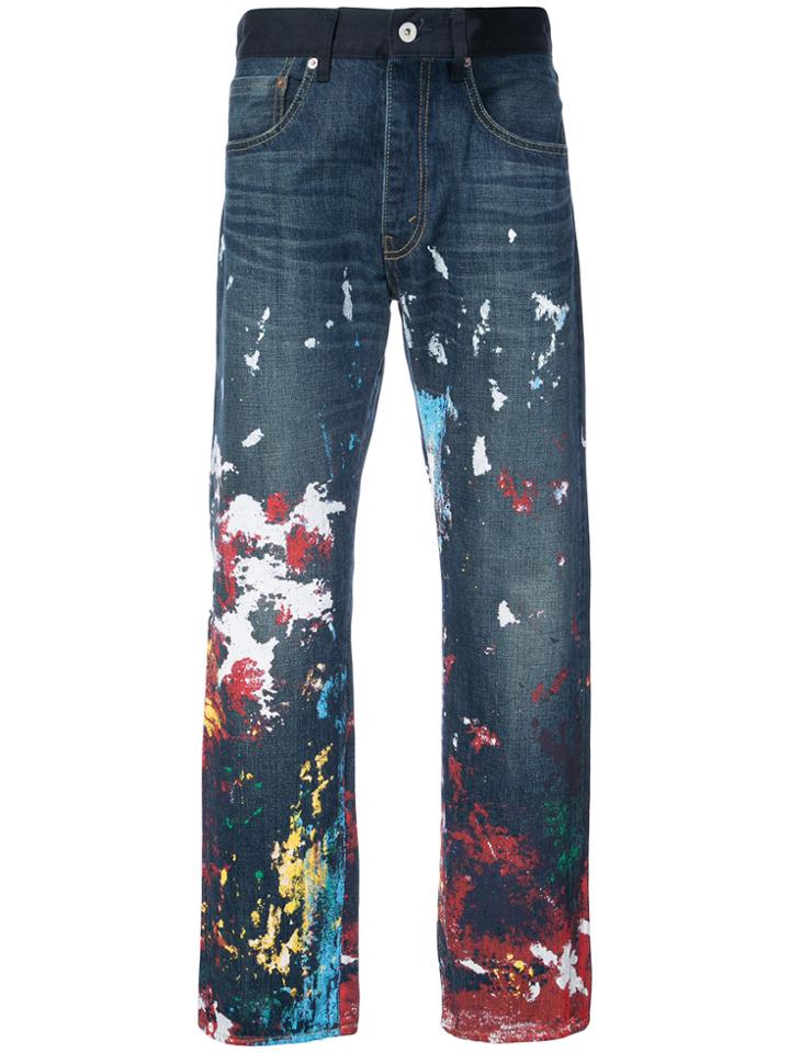 Junya Watanabe Man Junya Watanabe Man X Carhartt Paint Splatter Jeans