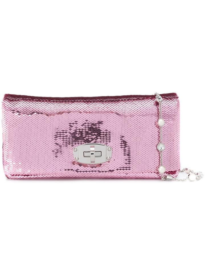 Miu Miu Sequin Cross-body Bag - Pink