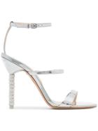 Sophia Webster Rosalind Crystal 100 Sandals - Silver