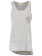 Andrea Bogosian Tank With Front Pocket - Grey