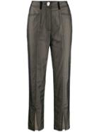 Rejina Pyo Slim Pocket Detail Trousers - Black