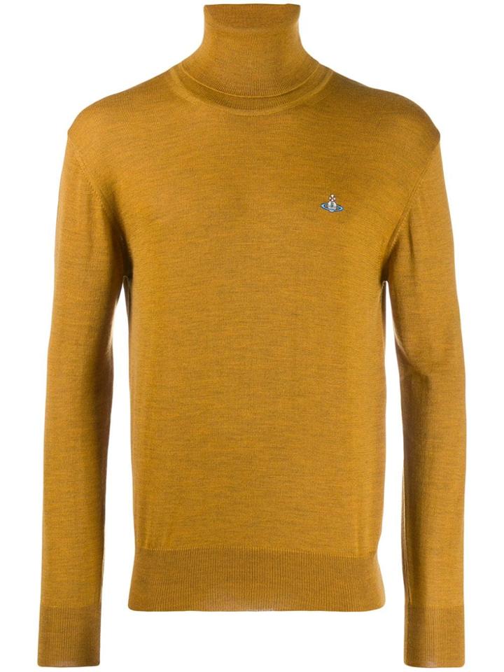 Vivienne Westwood Roll Neck Knit Sweater - Yellow