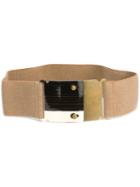 Erika Cavallini 'lily' Belt, Women's, Size: Large, Nude/neutrals, Linen/flax