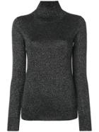 Joseph Lurex High Neck Sweater - Black